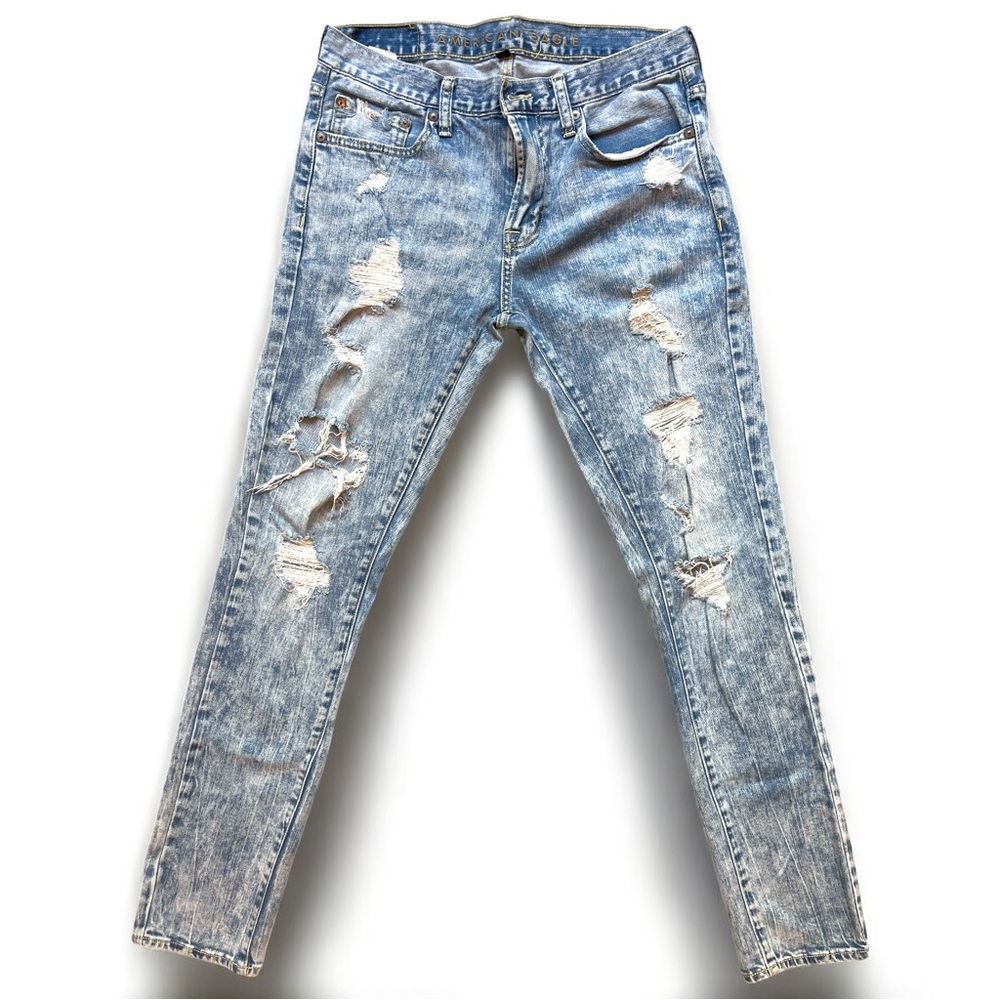 American Eagle Skinny Flex Jeans Light Wash (Size 31x32)